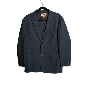 Josaph Abboud Mens Cotton Blend Blue Blazer Size‎ Large